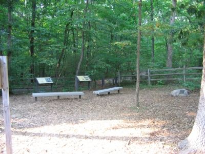 Markers Adjacent to the Parking Lot. Click for full size. Markers Adjacent to the Parking Lot image. Click for full size.