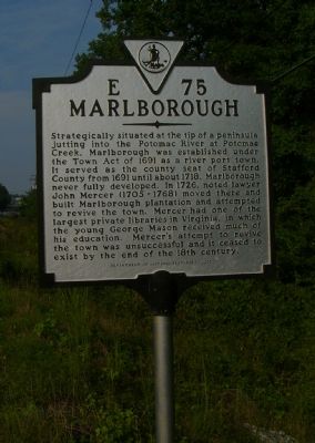 Marlborough Marker image. Click for full size.
