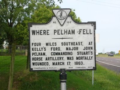 Where Pelham Fell Marker image. Click for full size.