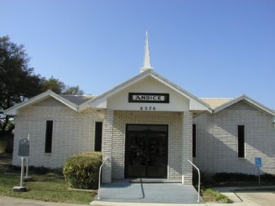 Andice Baptist Church. Click for full size. Andice Baptist Church image. Click for full size.
