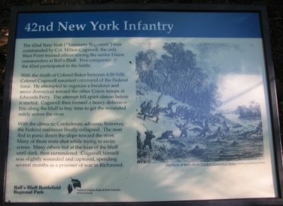 42nd New York Infantry Marker image. Click for full size.
