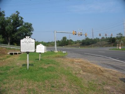 Two Markers at the Intersection of Highway 7 and Route 656 image. Click for full size.