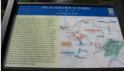 Blackburn's Ford Marker image. Click for full size.
