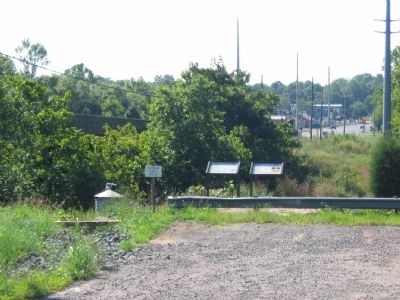 Two Civil War Trails Markers at Blackburn's Ford image. Click for full size.