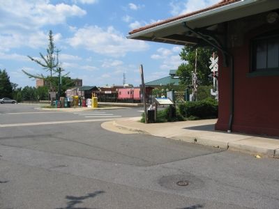 The Marker Beside the Train Station image. Click for full size.