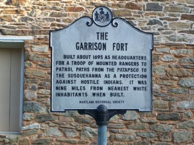 The Garrison Fort Marker image. Click for full size.