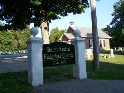 Sater's Church Sign. Click for full size. Sater's Church Sign image. Click for full size.