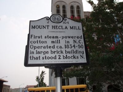 Mount Hecla Mill Marker - Facing North image. Click for full size.