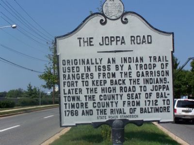 The Joppa Road Marker image. Click for full size.