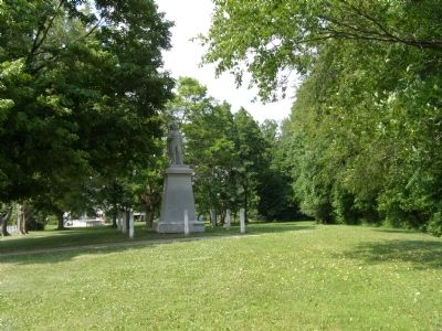 Monument at Chief Menominee Park image. Click for full size.