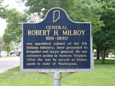 General Robert H. Milroy 1816-1890 Marker image. Click for full size.