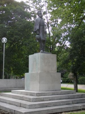 Statue of General Milroy image. Click for full size.