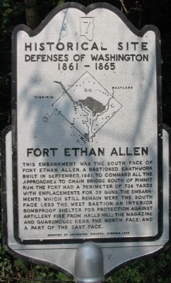 Fort Ethan Allen Marker image. Click for full size.