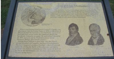 Jug Bridge Monument Marker image. Click for full size.