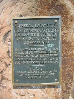 General LaFayette Marker. Click for full size. General LaFayette Marker image. Click for full size.