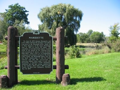 Marquette Marker image. Click for full size.