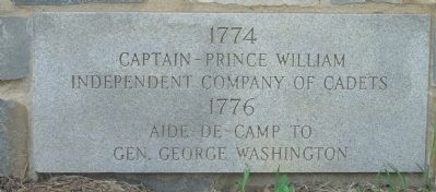 A Marker on the William Grayson Bandstand Memorial. Click for full size. A Marker on the William Grayson Bandstand Memorial image. Click for full size.