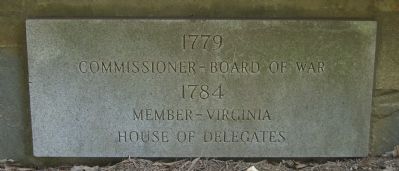A Marker on the William Grayson Bandstand Memorial. Click for full size. A Marker on the William Grayson Bandstand Memorial image. Click for full size.