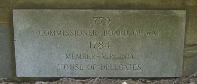 A Marker on the William Grayson Bandstand Memorial image. Click for full size.
