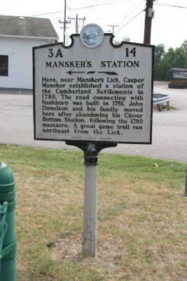 Mansker's Station - Taken Facing East. Click for full size. Mansker's Station - Taken Facing East image. Click for full size.