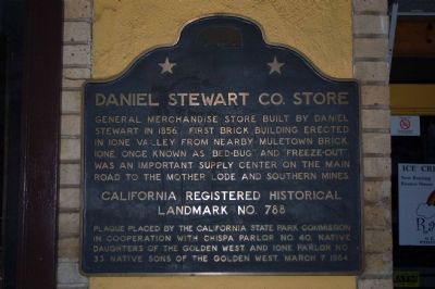 Daniel Stewart Co. Store Marker image. Click for full size.