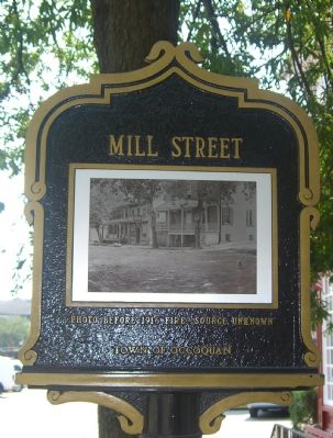 Mill Street Marker (Reverse) image. Click for full size.