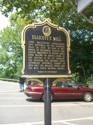 Ellicott's Mill Marker (Obverse). Click for full size. Ellicott's Mill Marker (Obverse) image. Click for full size.
