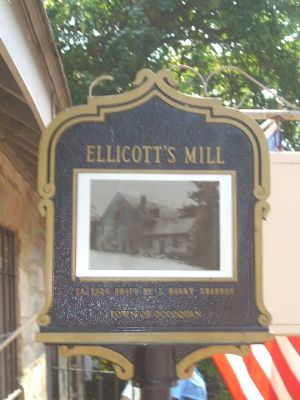 Ellicott's Mill Marker (Reverse) image. Click for full size.