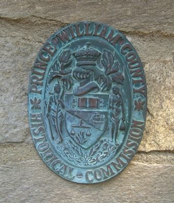 Prince William County Historical Commission Plaque image. Click for full size.