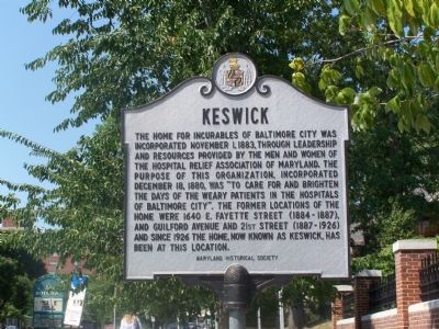 Keswick Marker image. Click for full size.