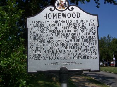 Homewood Marker image. Click for full size.