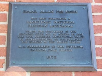 National Historic Landmark Marker on Building. Click for full size. National Historic Landmark Marker on Building image. Click for full size.