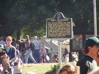 Fort Ouiatenon Marker image. Click for full size.