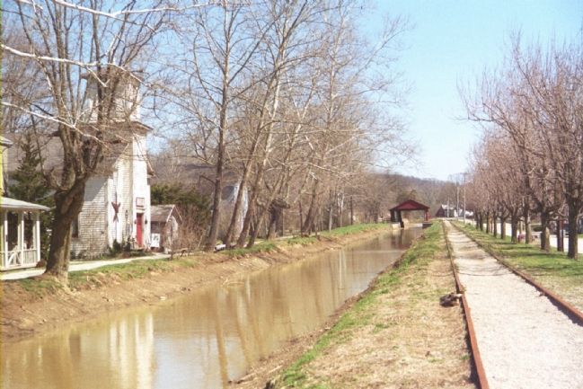 Metamora Christian Church Faces the Whitewater Canal image. Click for full size.