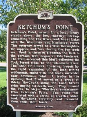 Ketchum's Point Marker image. Click for full size.