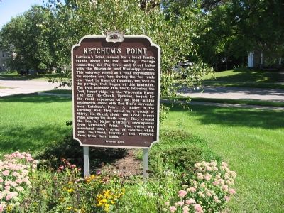 Ketchum's Point Marker. Click for full size. Ketchum's Point Marker image. Click for full size.
