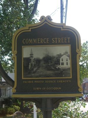 Commerce Street Marker (Reverse) image. Click for full size.