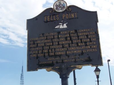 Fells Point Marker image. Click for full size.