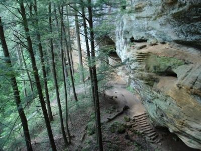 Trails around Old Man's Cave. Click for full size. Trails around Old Man's Cave image. Click for full size.