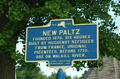 New Paltz Marker image. Click for full size.