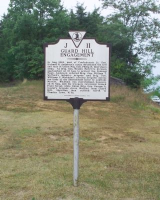 Guard Hill Engagement Marker. Click for full size. Guard Hill Engagement Marker image. Click for full size.