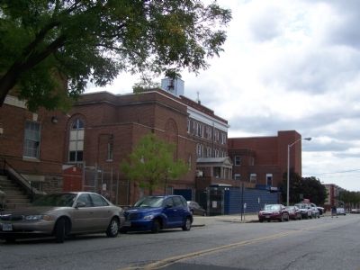 Bon Secours Hospital from W. Fayette Street. Click for full size. Bon Secours Hospital from W. Fayette Street image. Click for full size.