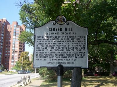 Clover Hill Marker image. Click for full size.