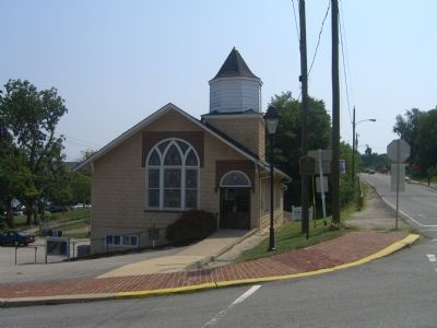 Ebenezer Baptist Church and Marker image. Click for full size.