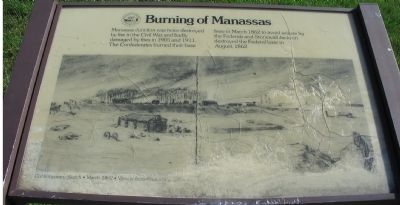 Burning of Manassas Marker image. Click for full size.