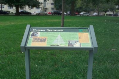 Eleanor Roosevelt Marker. Click for full size. Eleanor Roosevelt Marker image. Click for full size.
