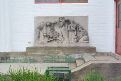 Art Deco Frieze "Promote the General Welfare" image. Click for full size.