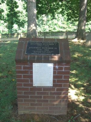 Howison Homestead Marker & The Home of My Childhood Poem image. Click for full size.