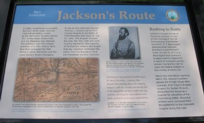 Jackson's Route Marker. Click for full size. Jackson's Route Marker image. Click for full size.