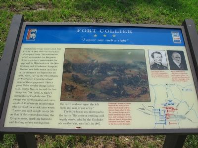 Fort Collier Marker image. Click for full size.